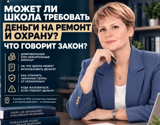 Российская газета

Может ли школа требовать деньги на ремонт и охрану?